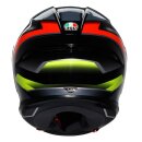 AGV K6 S Erazer Integral-Helm schwarz rot neongelb