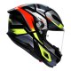 AGV K6 S Erazer Integral-Helm schwarz rot neongelb