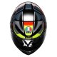 AGV K6 S Erazer Integral-Helm schwarz rot neongelb