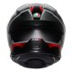 AGV K6 S Karve Integral-Helm mattschwarz weiß rot