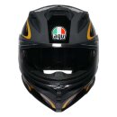 AGV K7 Flow 46 Integral-Helm schwarz grau gold