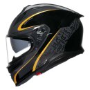 AGV K7 Flow 46 Integral-Helm schwarz grau gold