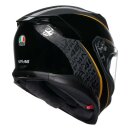 AGV K7 Flow 46 Integral-Helm schwarz grau gold