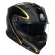 AGV K7 Flow 46 Integral-Helm schwarz grau gold