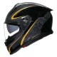 AGV K7 Flow 46 Integral-Helm schwarz grau gold