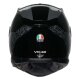 AGV K7 Flow 46 Integral-Helm schwarz grau gold