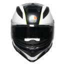 AGV K7 Super 46 Integral-Helm schwarz weiß neongelb