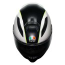 AGV K7 Super 46 Integral-Helm schwarz weiß neongelb