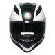 AGV K7 Super 46 Integral-Helm schwarz weiß neongelb