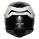 AGV K7 Super 46 Integral-Helm schwarz weiß neongelb