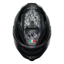 AGV K7 Damascus Integral-Helm schwarz silber