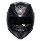 AGV K7 Damascus Integral-Helm schwarz silber