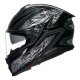 AGV K7 Damascus Integral-Helm schwarz silber