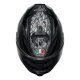 AGV K7 Damascus Integral-Helm schwarz silber
