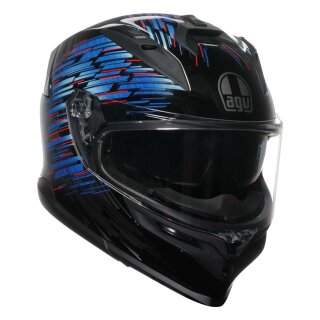 AGV K7 Genisys Integral-Helm mattschwarz blau grau
