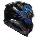 AGV K7 Genisys Integral-Helm mattschwarz blau grau