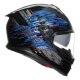 AGV K7 Genisys Integral-Helm mattschwarz blau grau