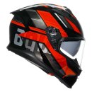 AGV K7 Taurax Integral-Helm schwarz rot