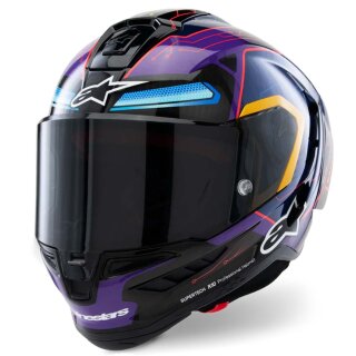 Alpinestars Supertech R10 LE Martinator R01 Carbonhelm lila