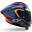 Alpinestars Supertech R10 LE Martinator R01 Carbonhelm lila