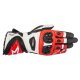 Alpinestars Supertech Sport-Handschuh Schwarz weiss rot XL