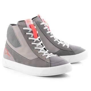 grau neonrot weiß